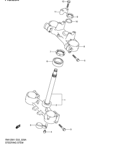 RM125 Траверса нижняя