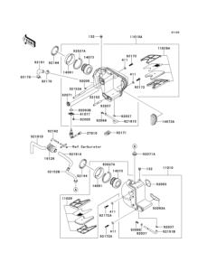 EJ400 Воздушный фильтр