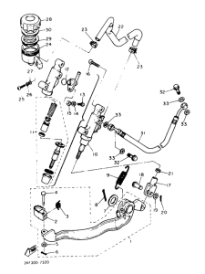 XT600 Задний торм цилиндр