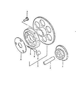 GS650 Муфта стартера