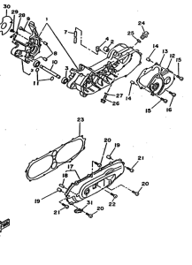 CW50 Картер двигателя