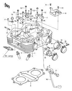 KZ440 Головка цилиндров