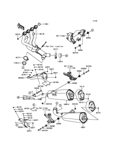 ZX1400 Глушитель