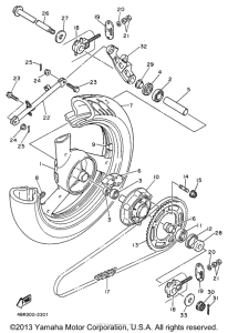 XJ600SH Переднее колесо