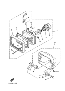 RZ125 Headlight assy