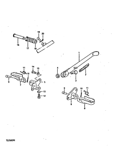 TS250 Stand - footrest