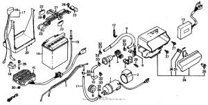 VF700C Battery + fuel pump