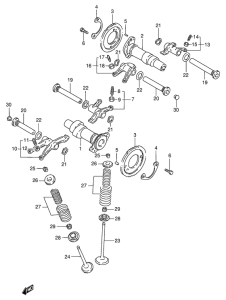 VS600 Распредвал -клапана