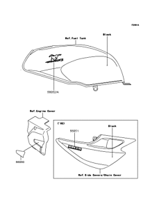 ZR250 Наклейки