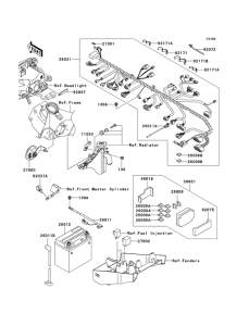 ZX600 Электрика