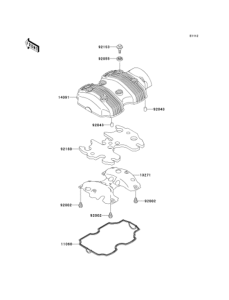 EJ400 Крышка головки цилиндров