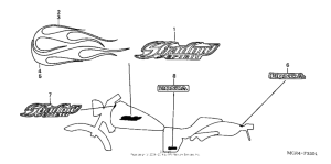 VT750DCB A/A Наклейки