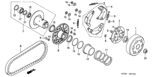 SA75 Вариатор