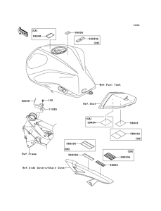 ZR1000 Наклейки