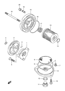 DR125 Маслонасос