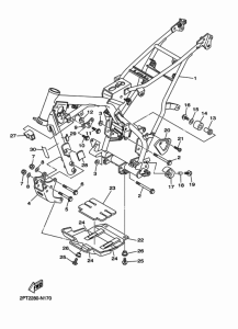 TTR125LWE Рама