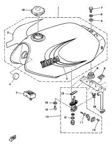 RD80 Топливный бак
