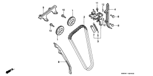 CB750F Держатель направляющей