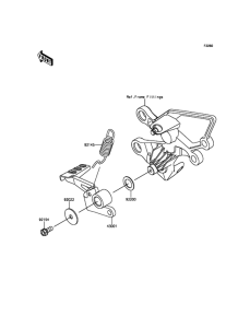 BX250 Педаль тормоза