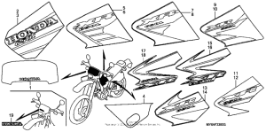XR650L Наклейки