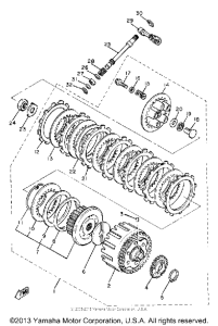 XJ550RH Сцепление