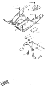 YQ50 Stand. footrest