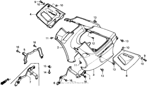  Нижний обтекатель