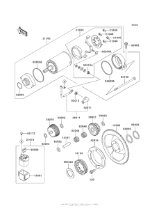 KL650 Стартер