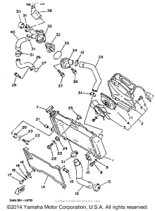 TDM850D Радиатор