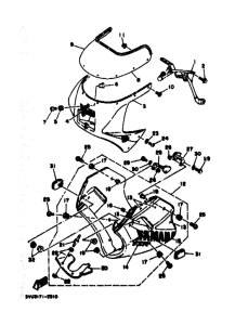 YSR80 YSR80D Cowling comp
