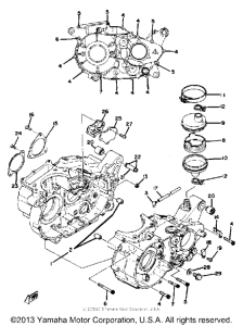TT500G Картер двигателя