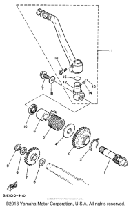 YZ250W Стартер