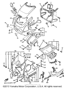 FZR400SUC Fairing-cowling