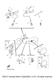 XVS650 Электрика