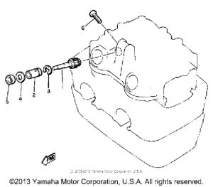 XS400SH Тахометр