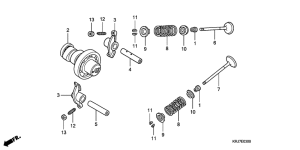 FES150 Распред вал / клапана