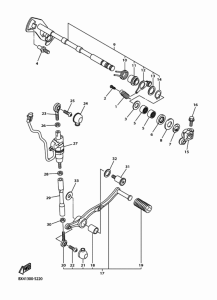 YZF-R1 Вал переключения