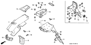 NSR50S Заднее крыло
