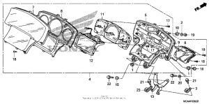 GL1800 (ABS) Meter (gl1800'06-'10) (navigation)