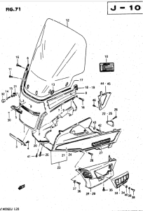 GV1400 Outer cowling