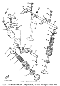 XT550K Клапана