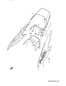 AJ50 Spoiler subassy front beige metallic