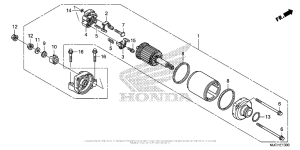 CBR600RR (ABS) Стартер