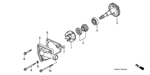 NSR125R Водяная помпа