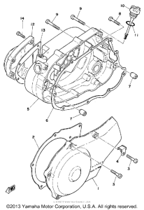 DT125H Боковые крышки