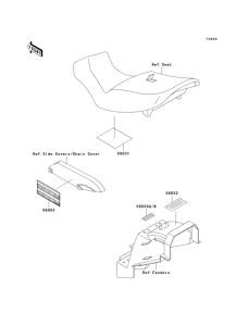 EX250 Лейбл предостережения