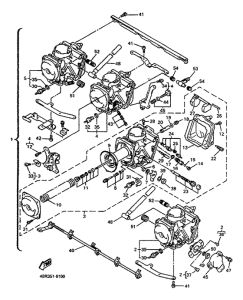 XJ600N Карбюратор