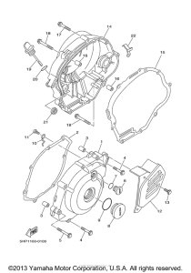 TTR125LM Боковые крышки