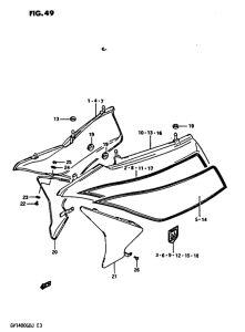 GV1400 Frame cover model g