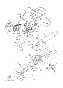 XVS650 Выхлопная система